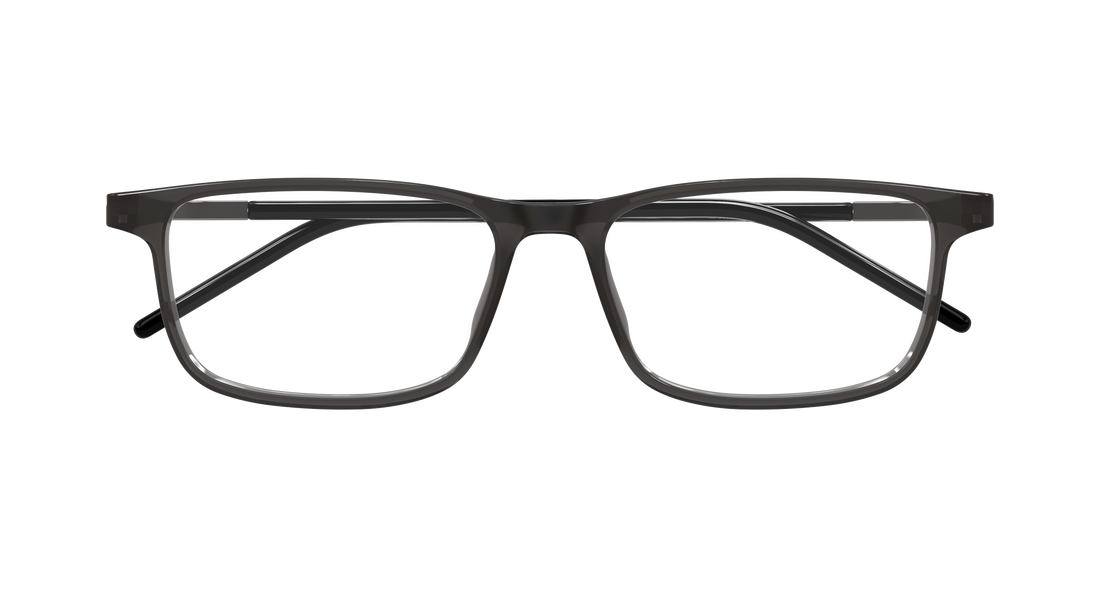 Occhiali da vista puma pu0513o 003 gris rectangular / squared masculino taglia 55mm - Vista dettagliata