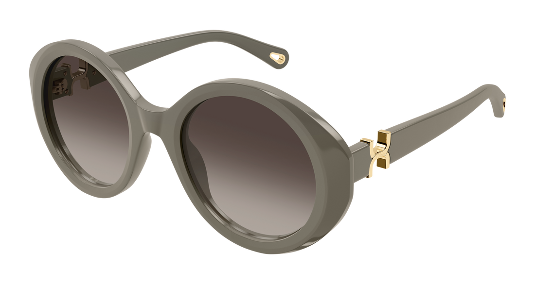 Gafas de sol chloé ch0332s 004 verde round/oval/panthos femenino talla 53mm - Vista principal