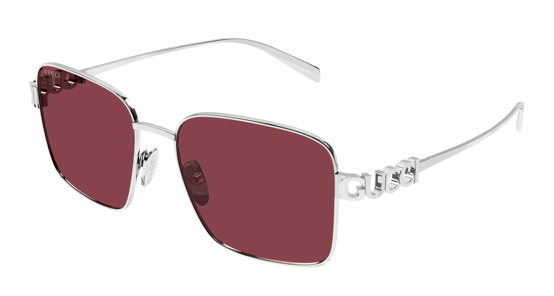 Occhiali da sole gucci gg1937s 003 plateado rectangular / squared femenino taglia 54mm - Vista principale