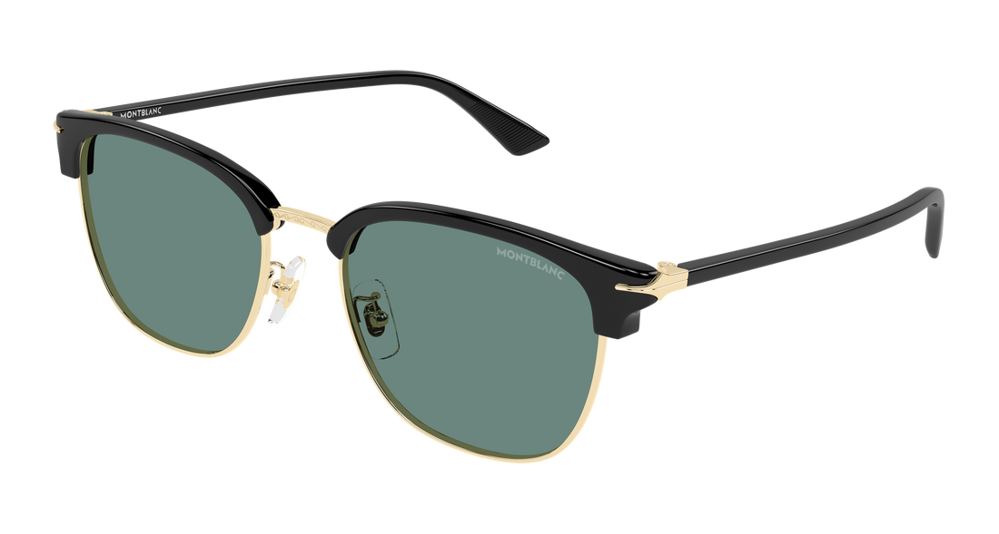 Lunettes de soleil montblanc mb0439sa 002 dorado rectangular / squared masculino taille 55mm - Vue principale