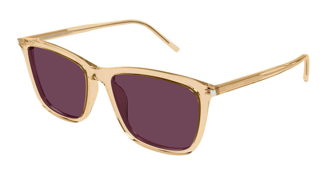 Occhiali da sole saint laurent sl 851/k 005 amarillo rectangular / squared unisex taglia 56mm - Vista principale