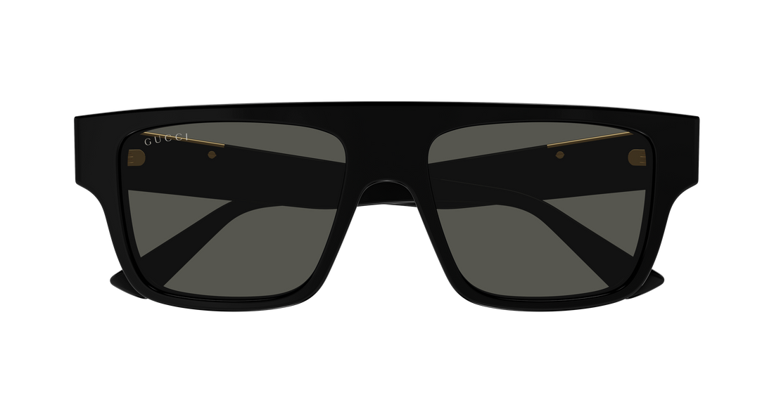 Occhiali da sole gucci gg1960s 002 negro rectangular / squared masculino taglia 53mm - Vista dettagliata