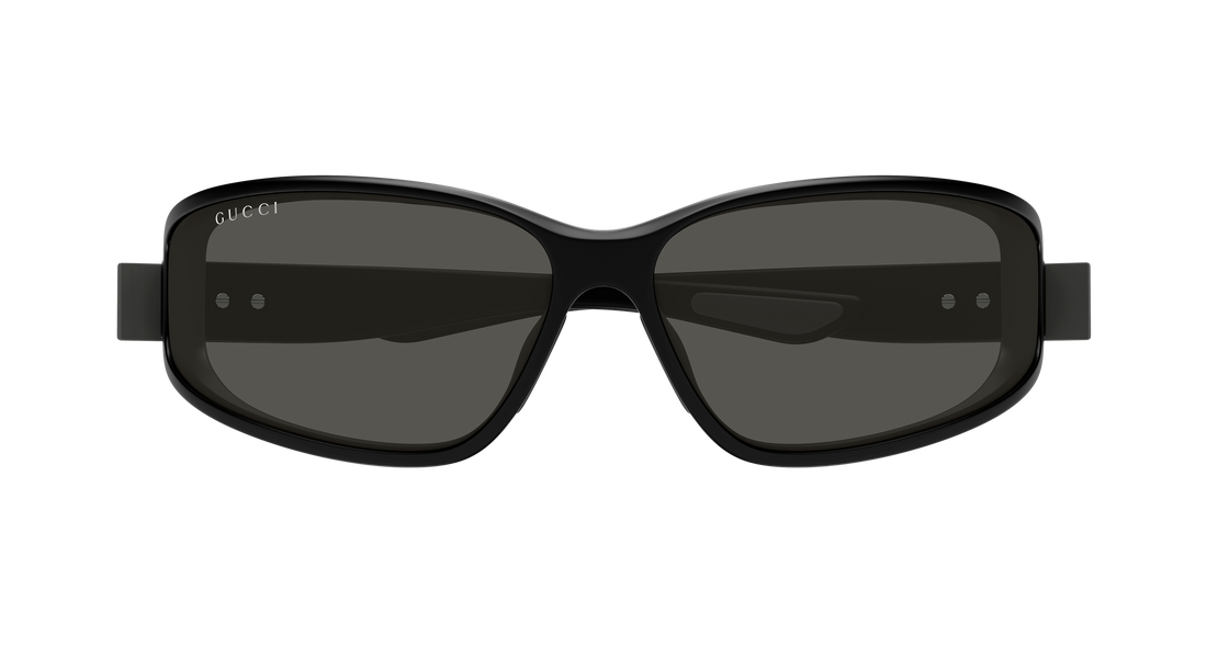 Sonnenbrillen gucci gg2011s 001 negro geometric masculino größe 73mm - Detailansicht