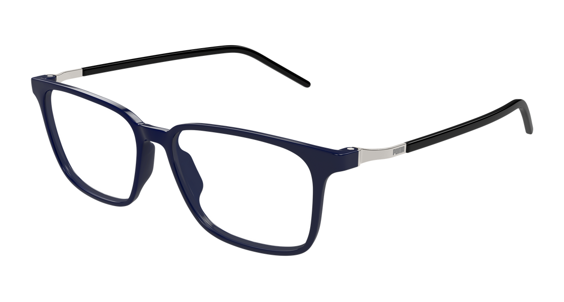 Occhiali da vista puma pu0514o 002 azul rectangular / squared masculino taglia 55mm - Vista principale