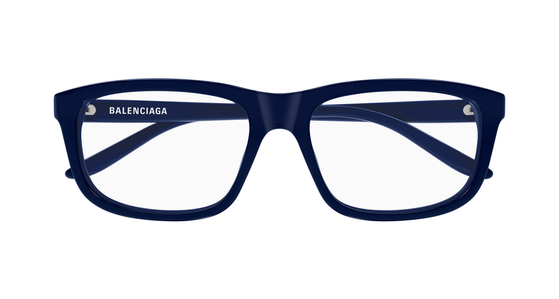 Occhiali da vista balenciaga bb0438o 004 azul rectangular / squared masculino taglia 57mm - Vista dettagliata