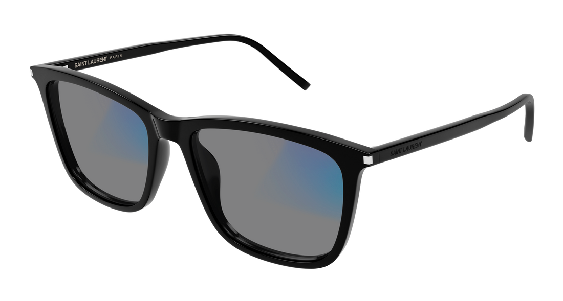 Occhiali da sole saint laurent sl 851 006 negro rectangular / squared unisex taglia 56mm - Vista dettagliata