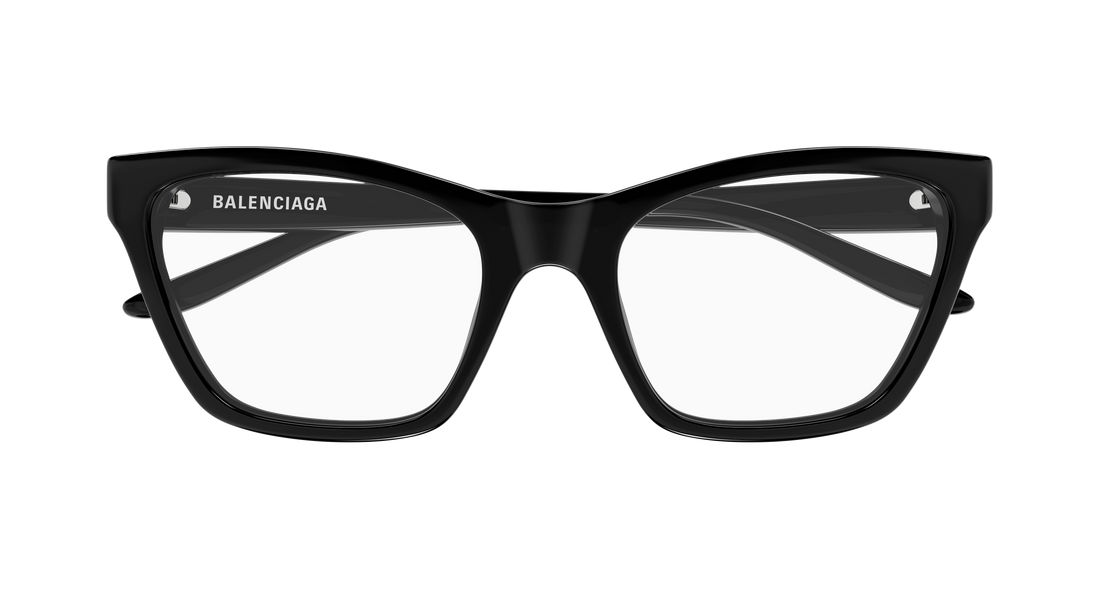 Occhiali da vista balenciaga bb0440o 001 negro cat eye femenino taglia 56mm - Vista dettagliata