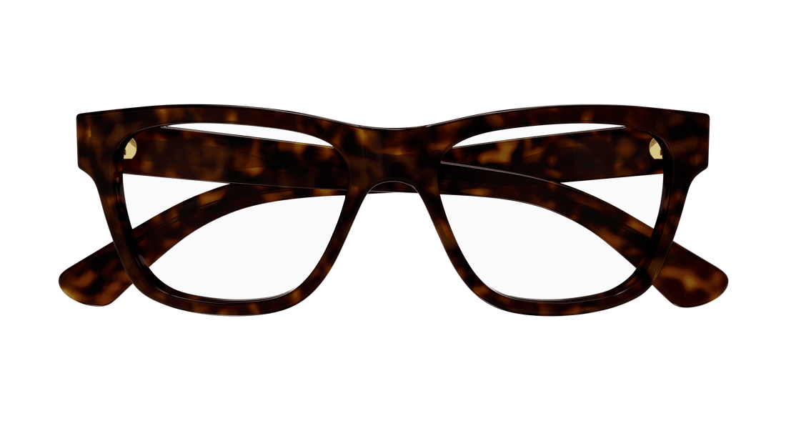 Occhiali da vista gucci gg1795o 002 havana square masculino taglia 52mm - Vista dettagliata