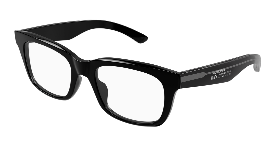 Occhiali da vista balenciaga bb0429o 001 negro rectangular / squared masculino taglia 54mm - Vista principale