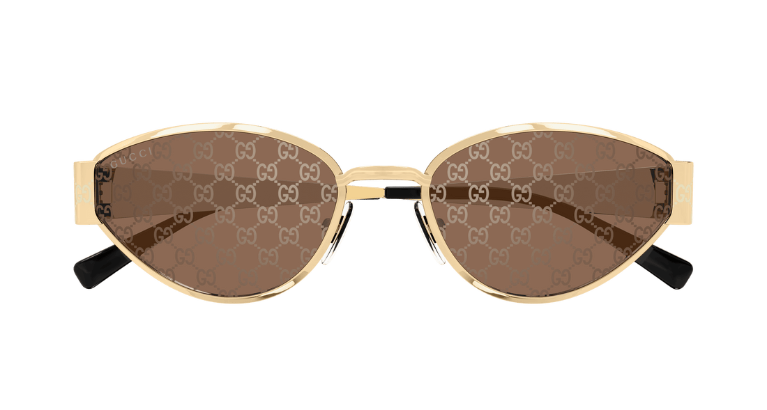 Sonnenbrillen gucci gg1853s 003 dorado geometric femenino größe 55mm - Detailansicht