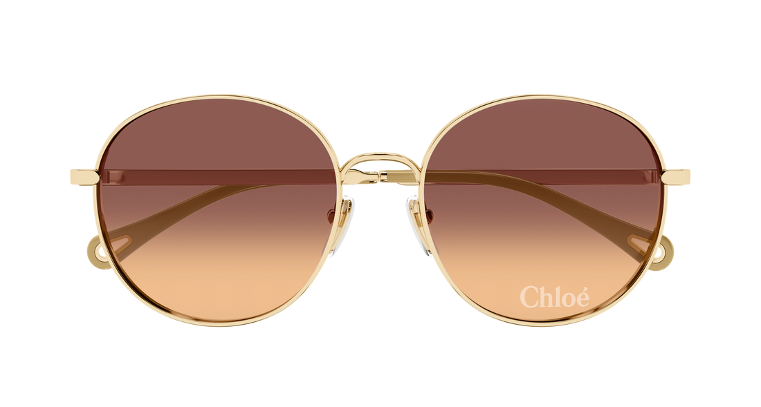 Gafas de sol chloé ch0325s 004 dorado geometric femenino talla 55mm - Vista de detalle
