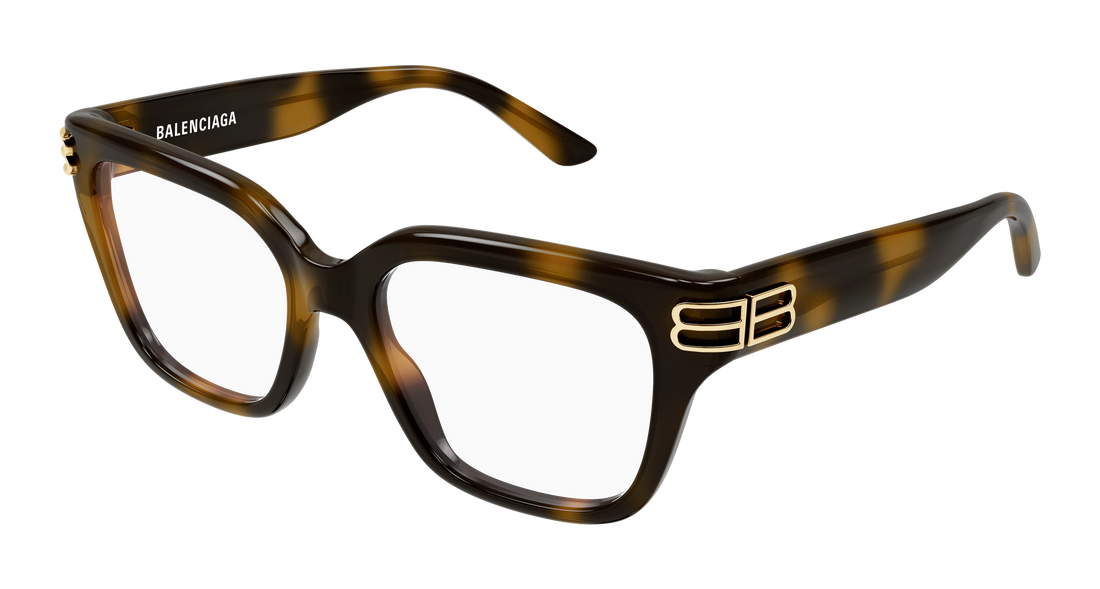 Gafas graduadas balenciaga bb0437o 008 havana rectangular / squared femenino talla 54mm - Vista principal