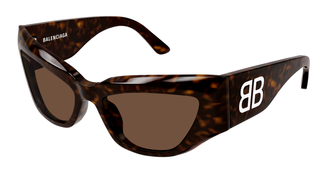 Gafas de sol balenciaga bb0444s 004 havana cat eye femenino talla 60mm - Vista principal