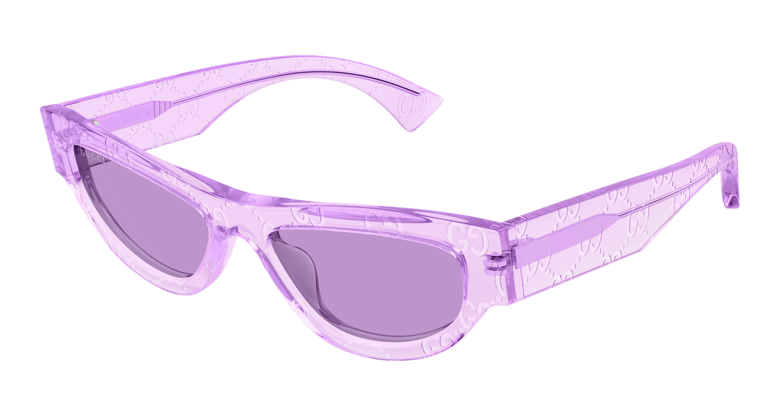 Occhiali da sole gucci gg1834s 015 violeta cat eye femenino taglia 53mm - Vista principale