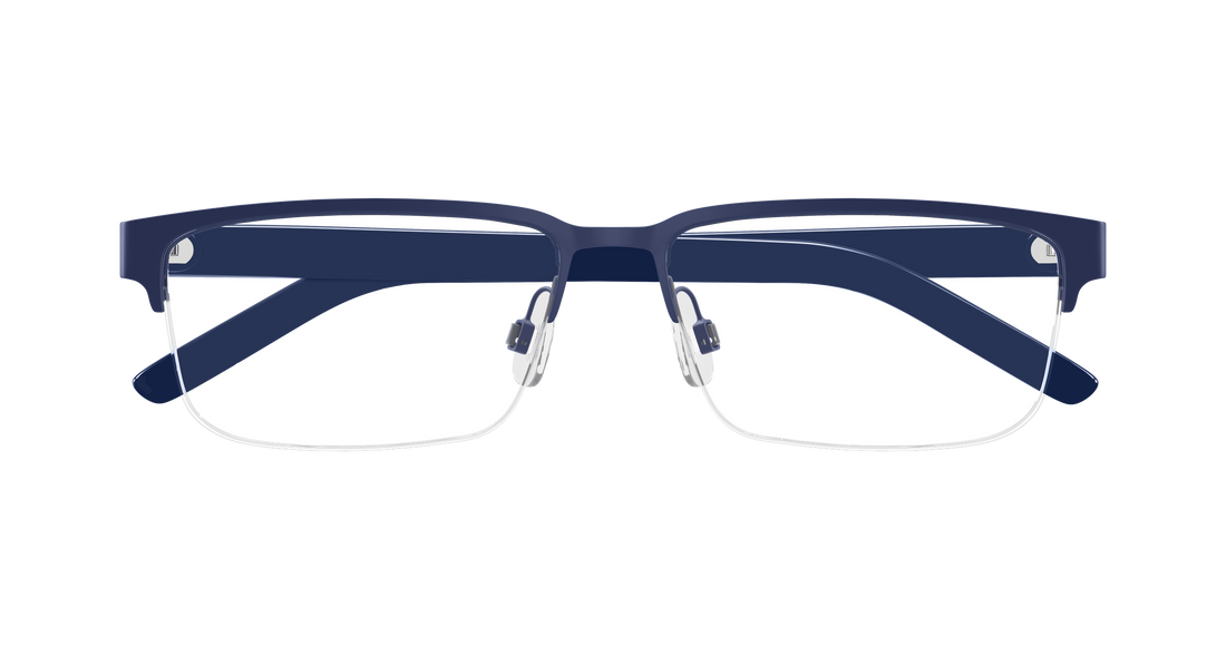 Occhiali da vista puma pu0519o 003 azul rectangular / squared masculino taglia 58mm - Vista dettagliata