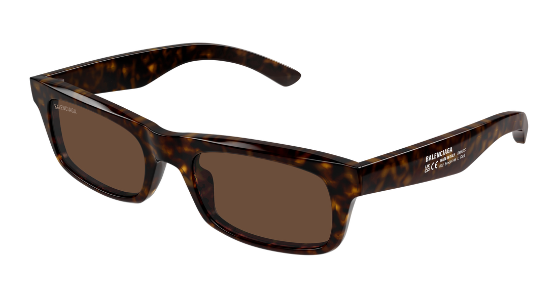Gafas de sol balenciaga bb0422s 002 havana rectangular / squared masculino talla 54mm - Vista principal