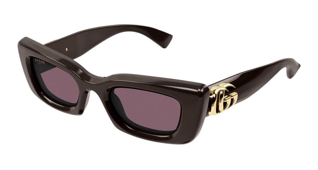 Sonnenbrillen gucci gg1827s 004 marron cat eye femenino größe 49mm - Hauptansicht