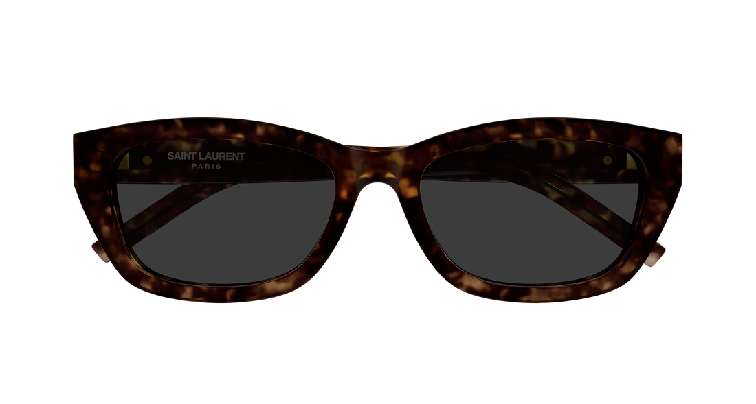 Occhiali da sole saint laurent sl m153/f 002 havana cat eye femenino taglia 55mm - Vista dettagliata