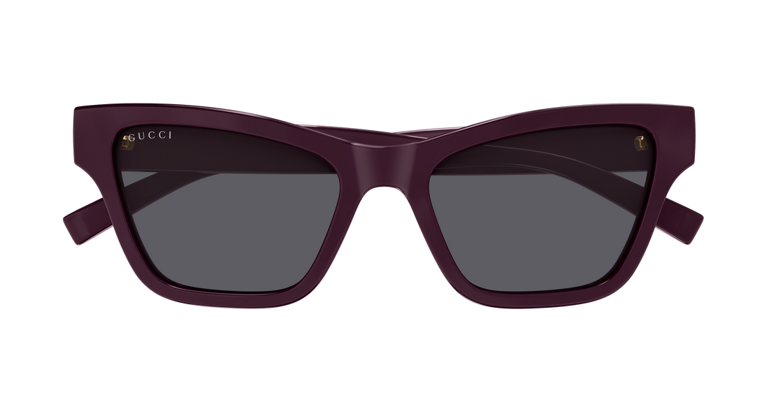 Óculos de sol gucci gg1982s 003 violeta cat eye femenino tamanho 53mm - Vista de detalhe