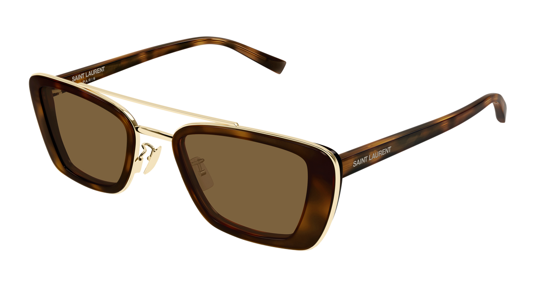 Sonnenbrillen saint laurent sl 825 002 havana rectangular / squared unisex größe 50mm - Hauptansicht