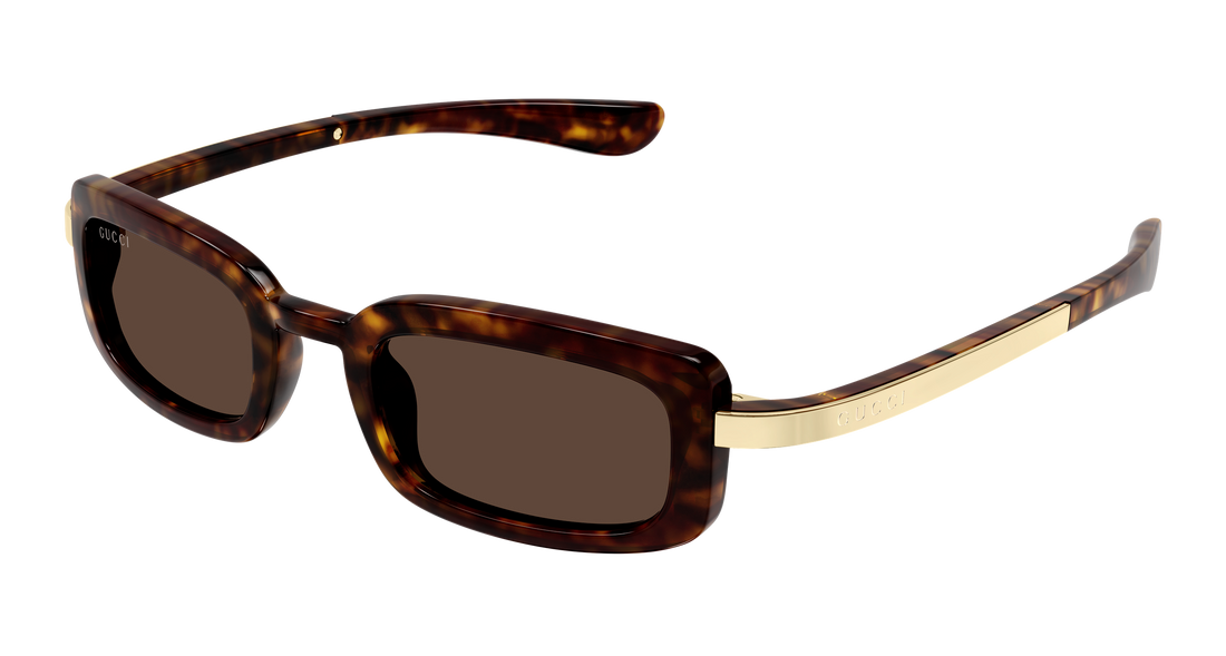 Occhiali da sole gucci gg1943s 002 havana rectangular / squared masculino taglia 47mm - Vista principale