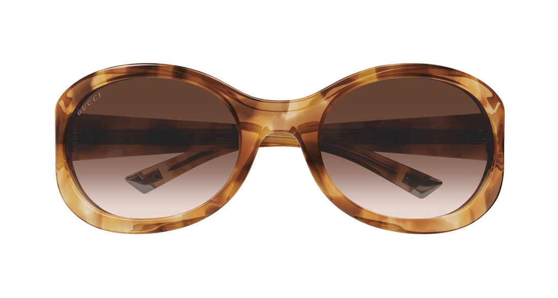 Solglasögon gucci gg2012s 016 havana round femenino storlek 62mm - Detaljvy