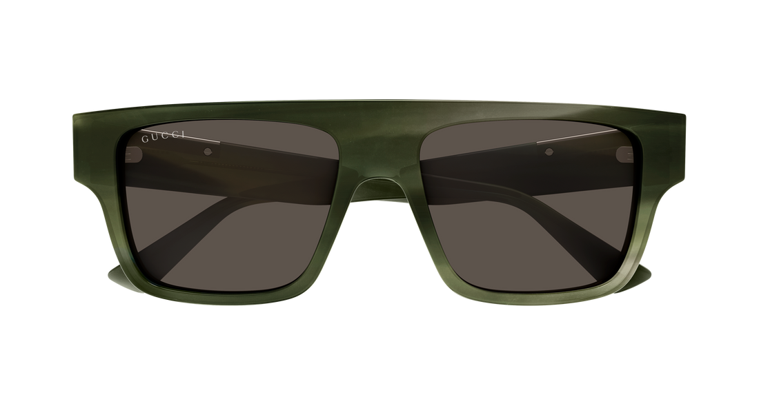 Occhiali da sole gucci gg1960s 005 verde rectangular / squared masculino taglia 53mm - Vista dettagliata