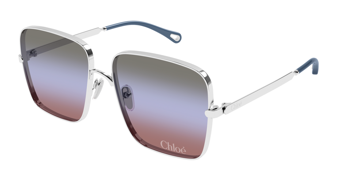 Gafas de sol chloé ch0324s 003 plateado rectangular / squared femenino talla 61mm - Vista principal