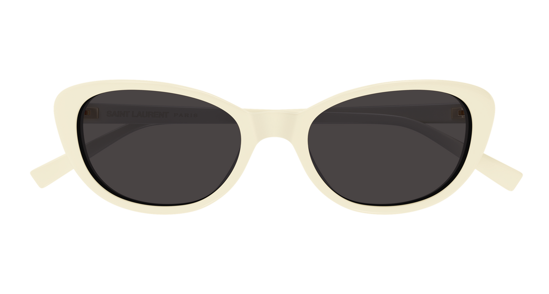 Occhiali da sole saint laurent sl 822 004 beige cat eye femenino taglia 52mm - Vista dettagliata