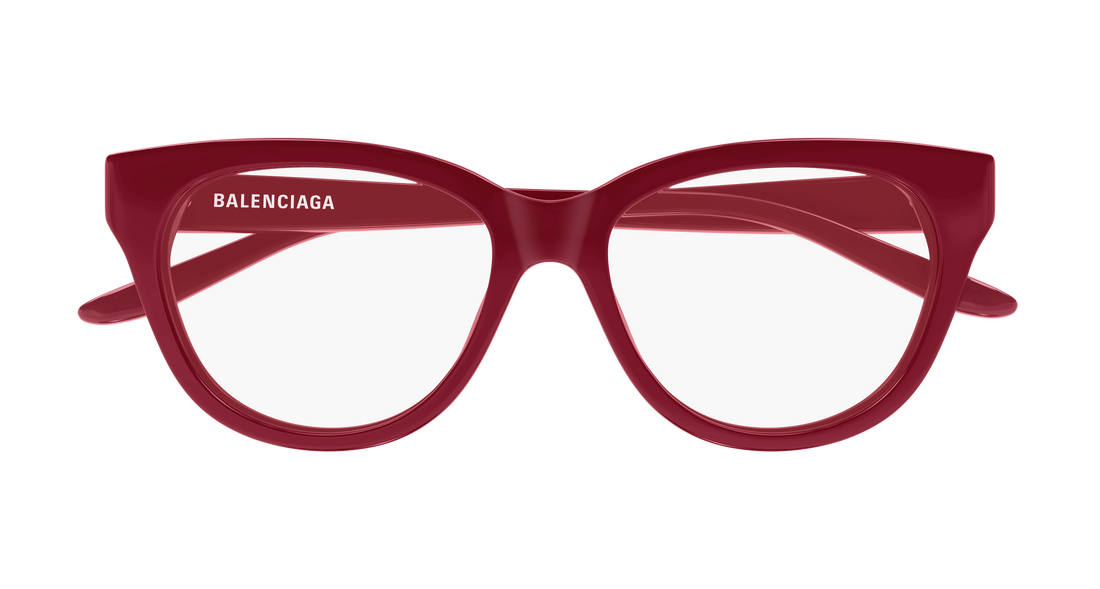 Gafas graduadas balenciaga bb0441o 012 burdeos butterfly femenino talla 56mm - Vista de detalle