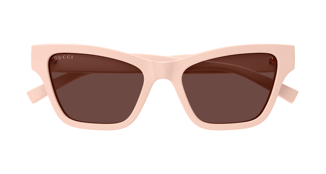 Occhiali da sole gucci gg1982s 004 rosa cat eye femenino taglia 53mm - Vista dettagliata