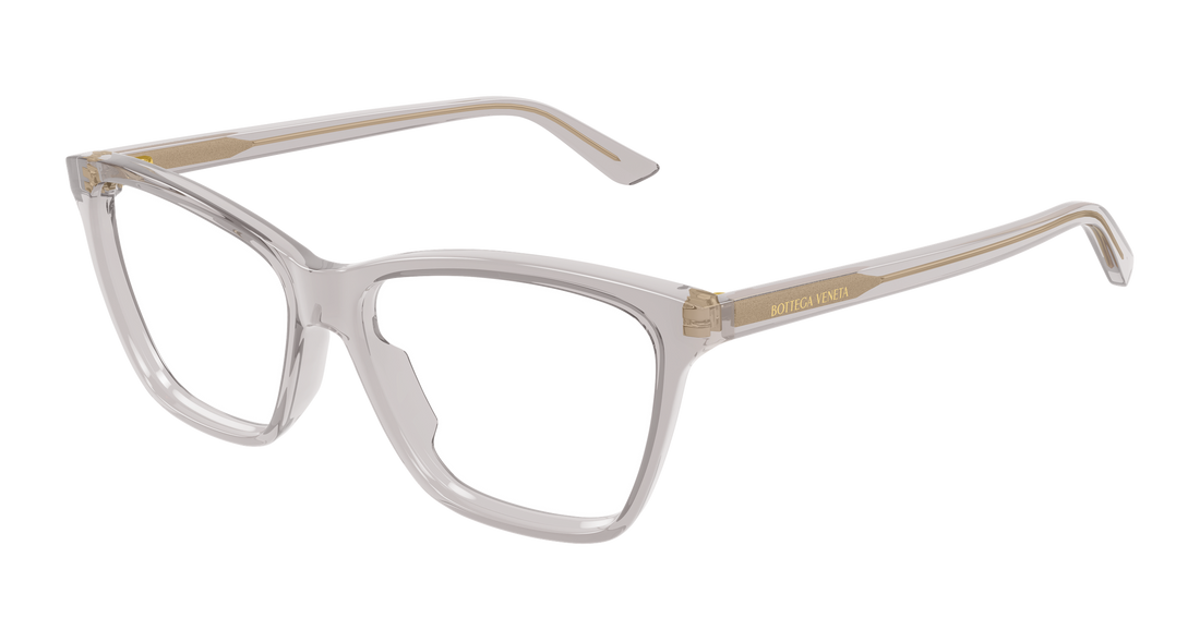 Occhiali da vista bottega veneta bv1421o 003 gris butterfly femenino taglia 55mm - Vista principale
