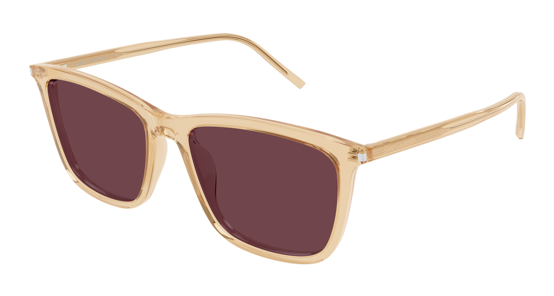 Occhiali da sole saint laurent sl 851 005 amarillo rectangular / squared unisex taglia 56mm - Vista principale