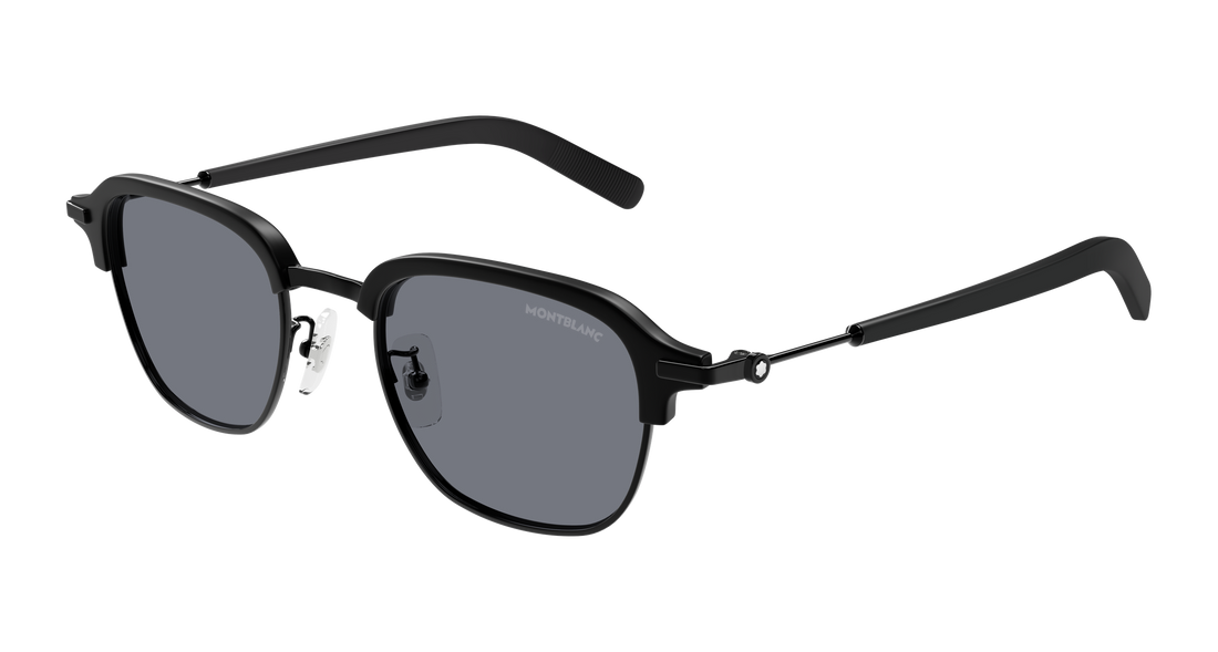 Lunettes de soleil montblanc mb0390s 003 negro rectangular / squared masculino taille 50mm - Vue principale