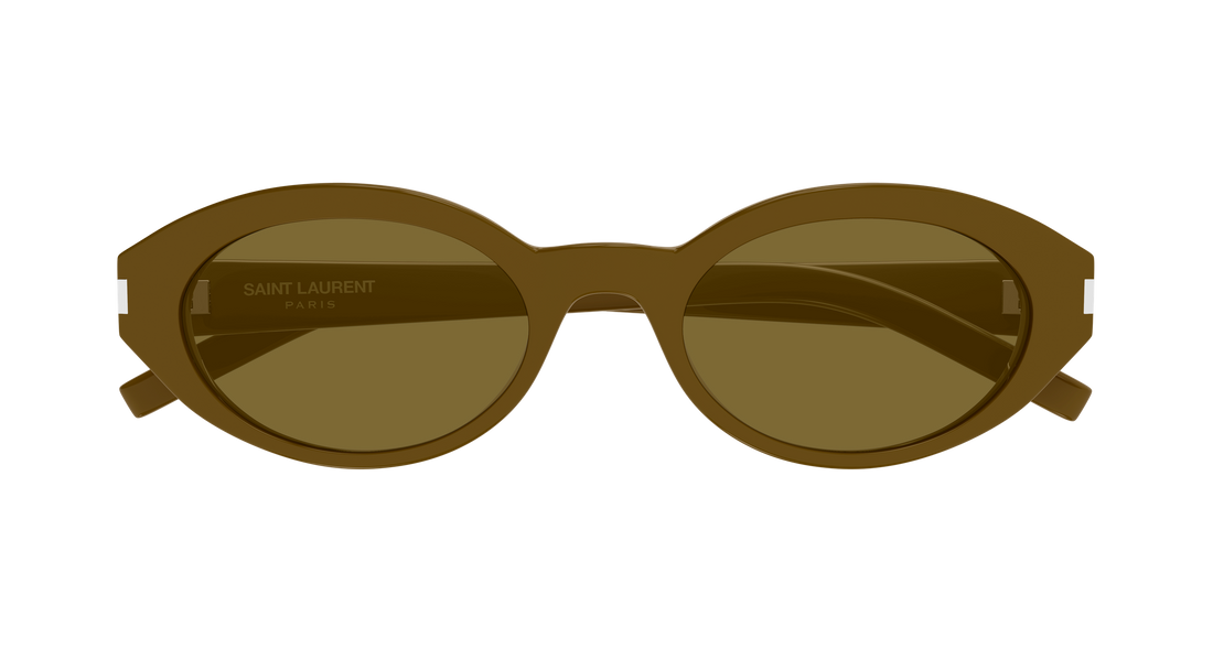 Sonnenbrillen saint laurent sl 567 006 marron round/oval/panthos femenino größe 51mm - Detailansicht
