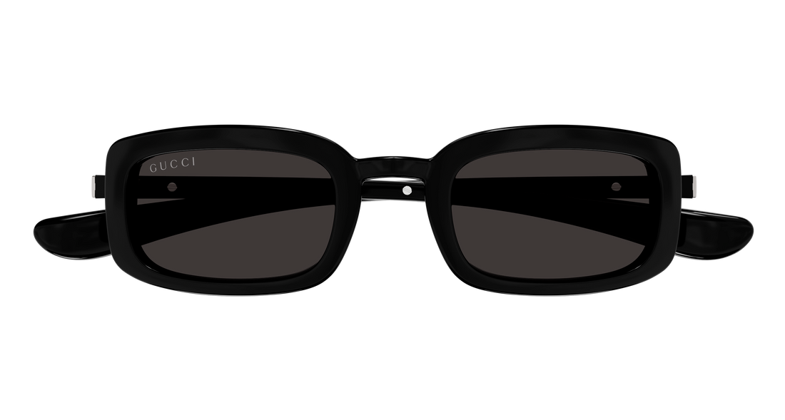 Occhiali da sole gucci gg1943s 001 negro rectangular / squared masculino taglia 47mm - Vista dettagliata