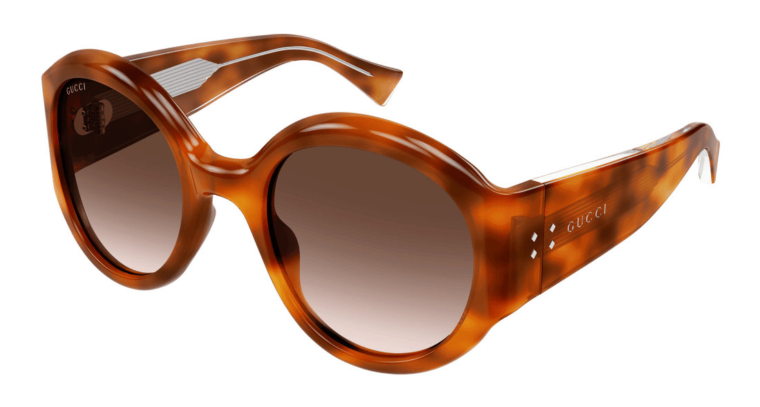 Gafas de sol gucci gg2014s 007 havana round/oval/panthos femenino talla 55mm - Vista principal