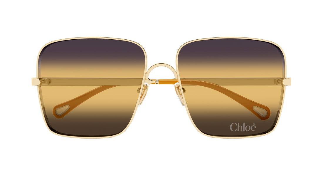 Gafas de sol chloé ch0324s 001 dorado rectangular / squared femenino talla 61mm - Vista de detalle