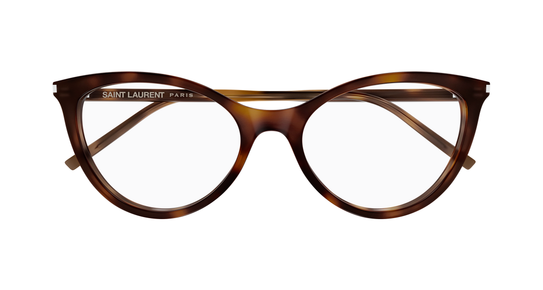 Lunettes de vue saint laurent sl 833 003 havana cat eye femenino taille 55mm - Vue détaillée