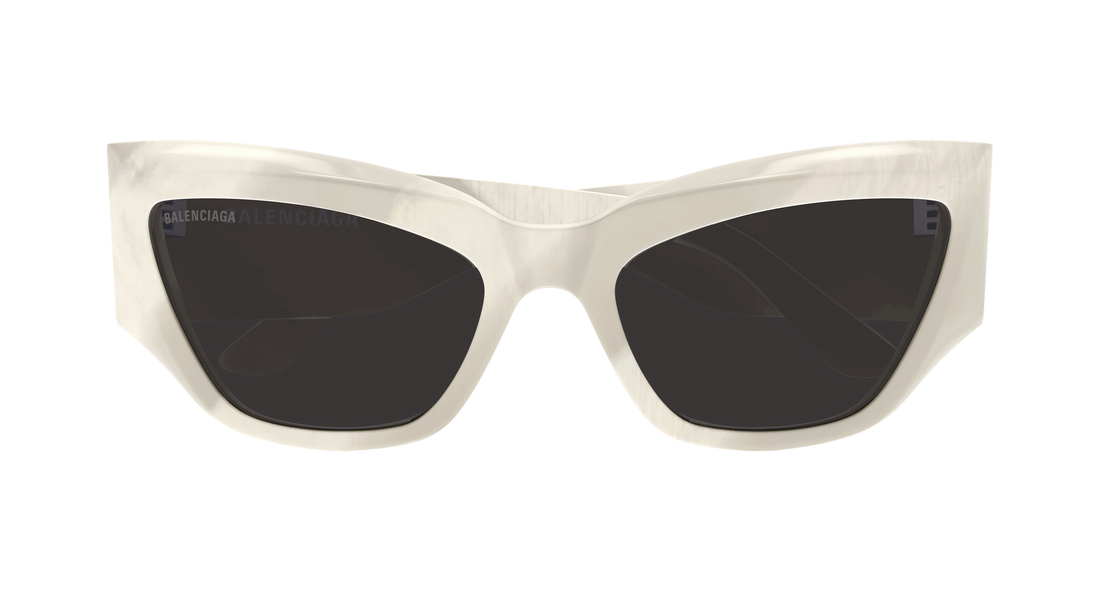 Gafas de sol balenciaga bb0444s 003 beige cat eye femenino talla 60mm - Vista de detalle