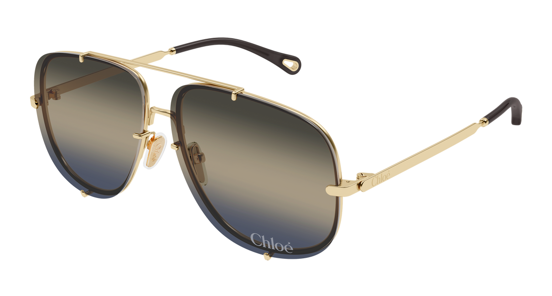 Gafas de sol chloé ch0348s 005 dorado pilot/navigator femenino talla 62mm - Vista principal