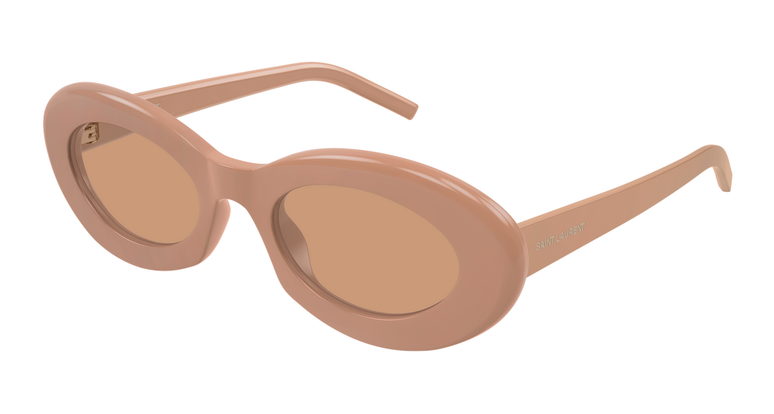 Occhiali da sole saint laurent sl 594 010 marron round/oval/panthos femenino taglia 52mm - Vista principale