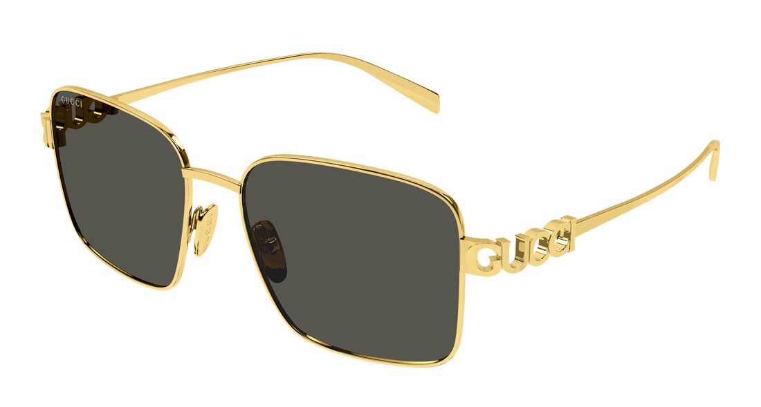 Occhiali da sole gucci gg1937s 001 dorado rectangular / squared femenino taglia 54mm - Vista principale