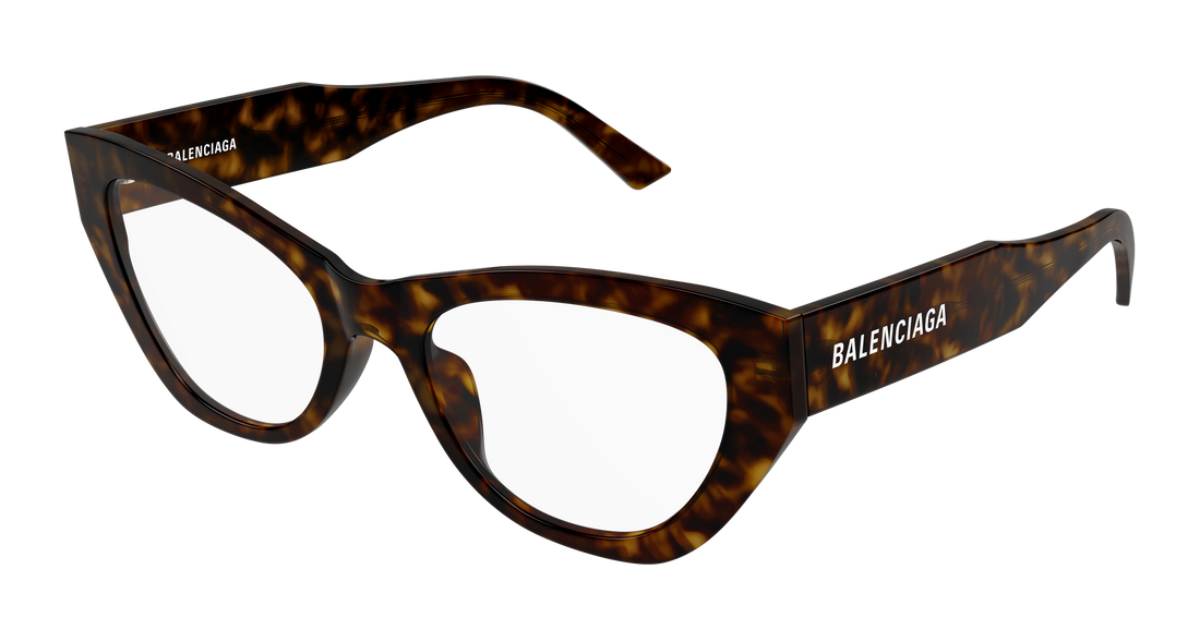 Gafas graduadas balenciaga bb0449o 007 havana cat eye femenino talla 55mm - Vista principal