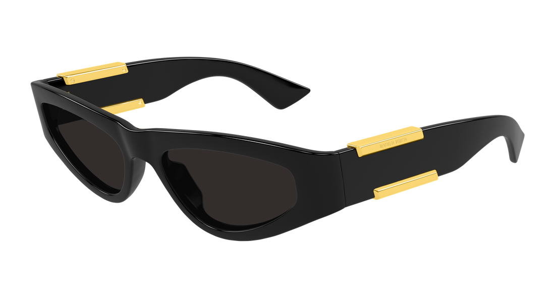 Occhiali da sole bottega veneta bv1407s 001 negro cat eye femenino taglia 53mm - Vista principale