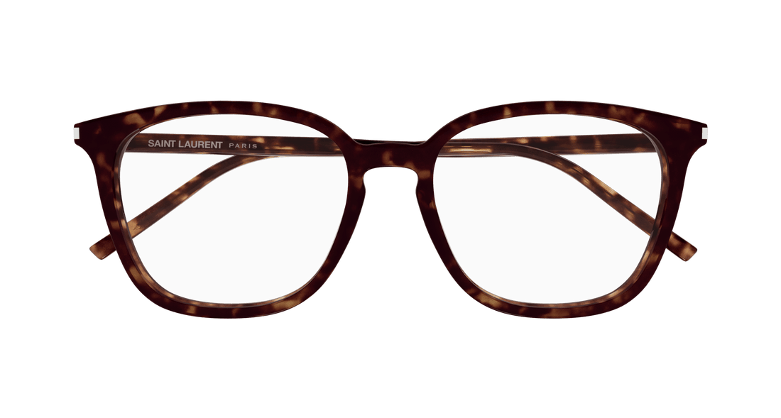 Prescription glasses saint laurent sl 783/f 002 havana round femenino size 54mm - Detailed view