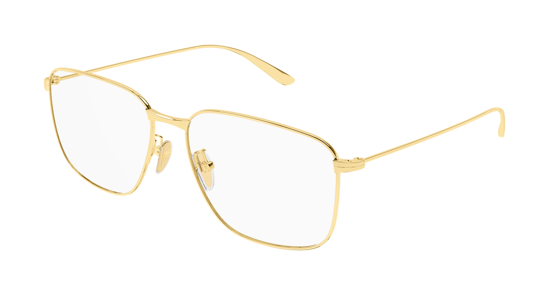 Gafas graduadas balenciaga bb0452o 003 dorado rectangular / squared masculino talla 59mm - Vista principal