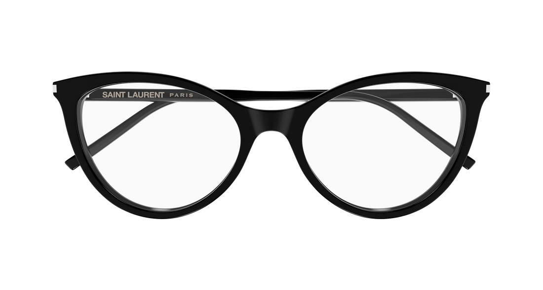 Brillen saint laurent sl 833 001 negro cat eye femenino größe 55mm - Detailansicht