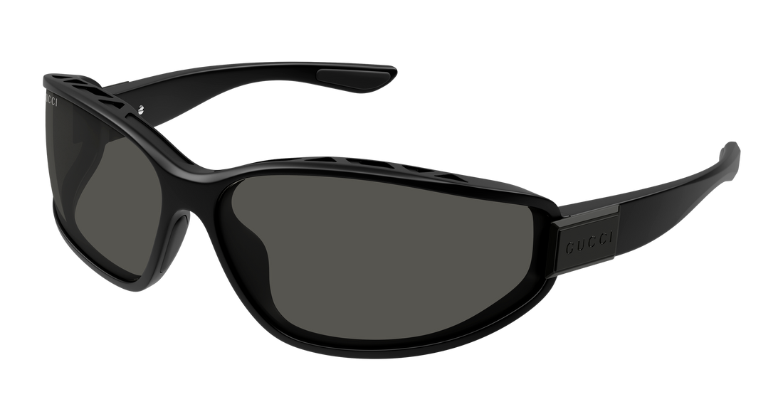 Sonnenbrillen gucci gg2011s 001 negro geometric masculino größe 73mm - Hauptansicht