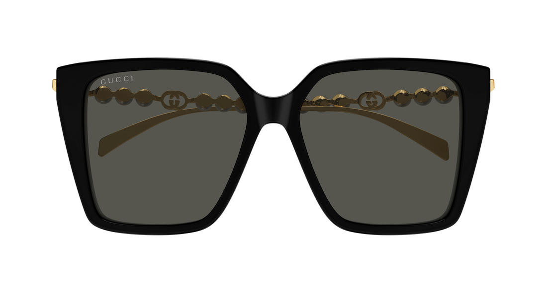 Occhiali da sole gucci gg1967s 001 negro butterfly femenino taglia 54mm - Vista dettagliata